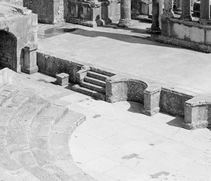 Τheater Ancient Dougga, Ιn between of two attacks. 2015-5